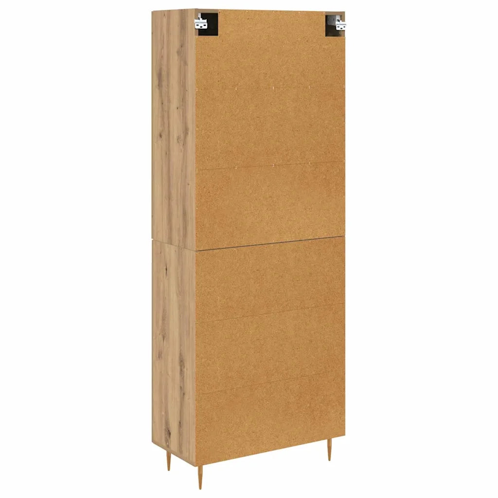 Credenza | Madia | Buffet da pranzo | Armadio da pranzo Rovere artigianale 69,5 x 34 x 180 cm