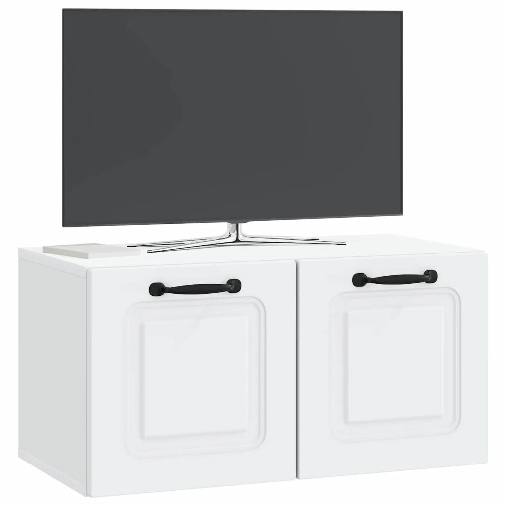 Mobile Porta TV da Muro Bianco 59,5 x 31 x 30 cm 899385