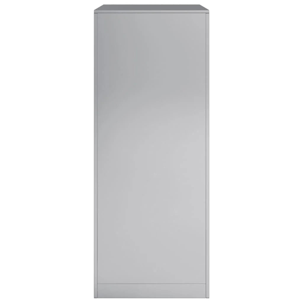 Portalegna 60 x 40 x 100 cm acciaio zincato grigio 02_0043723