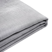 Copri Letto Tessuto Grigio Chiaro per Letto 160 x 200 cm Sfoderabile Lavabile