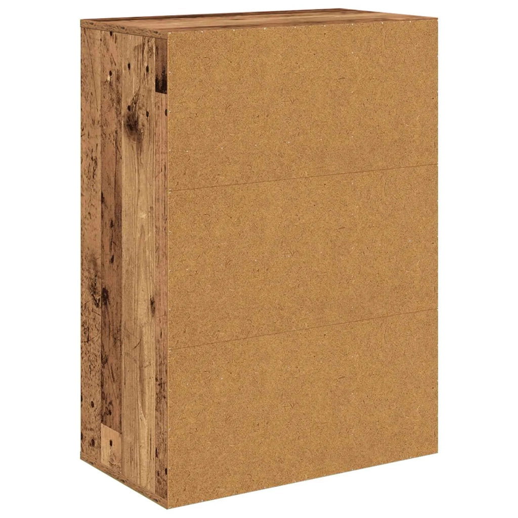 Credenza | Madia | Buffet da pranzo | Armadio da pranzo con cassetto Legno vecchio 60 x 33,5 x 84 cm