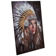 Quadro dipinto a mano con rilievo grigio 80x120x3h