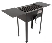 BARBECUE A CARBONE IN FERRO BATTUTO ELBA CM. 87X30X66H