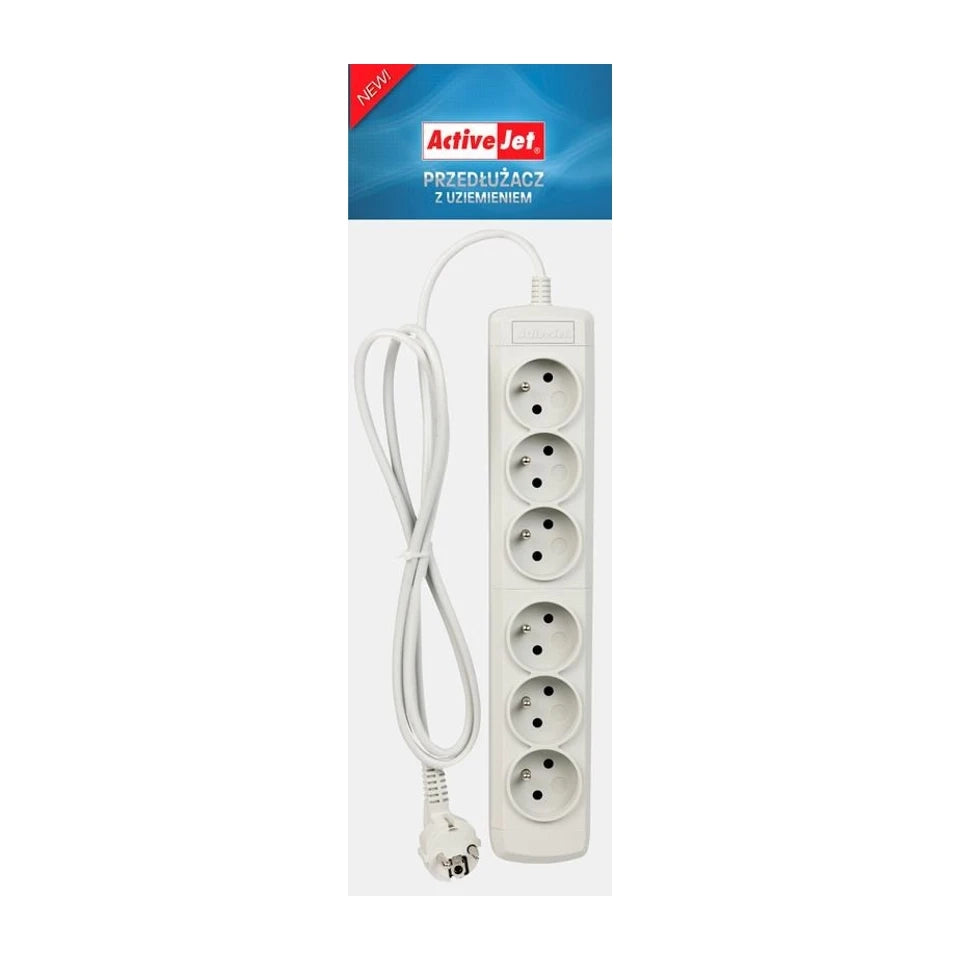 Activejet 6GNU - 3M - S multipresa con cavo