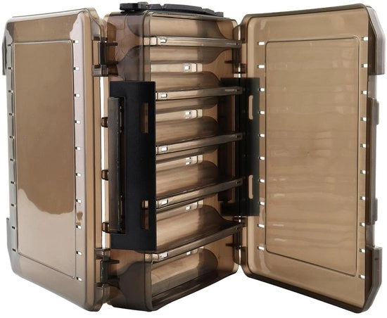 Cassetto di Rilascio per Pesci - Cassetto a Doppia Faccia - Box di Rilascio per Pesci con 10 Compartimenti - Maniglia - Fusto di Scarico - Materiali Leggeri PVC (20x17x4,5 cm) - Cassetto per Pesci