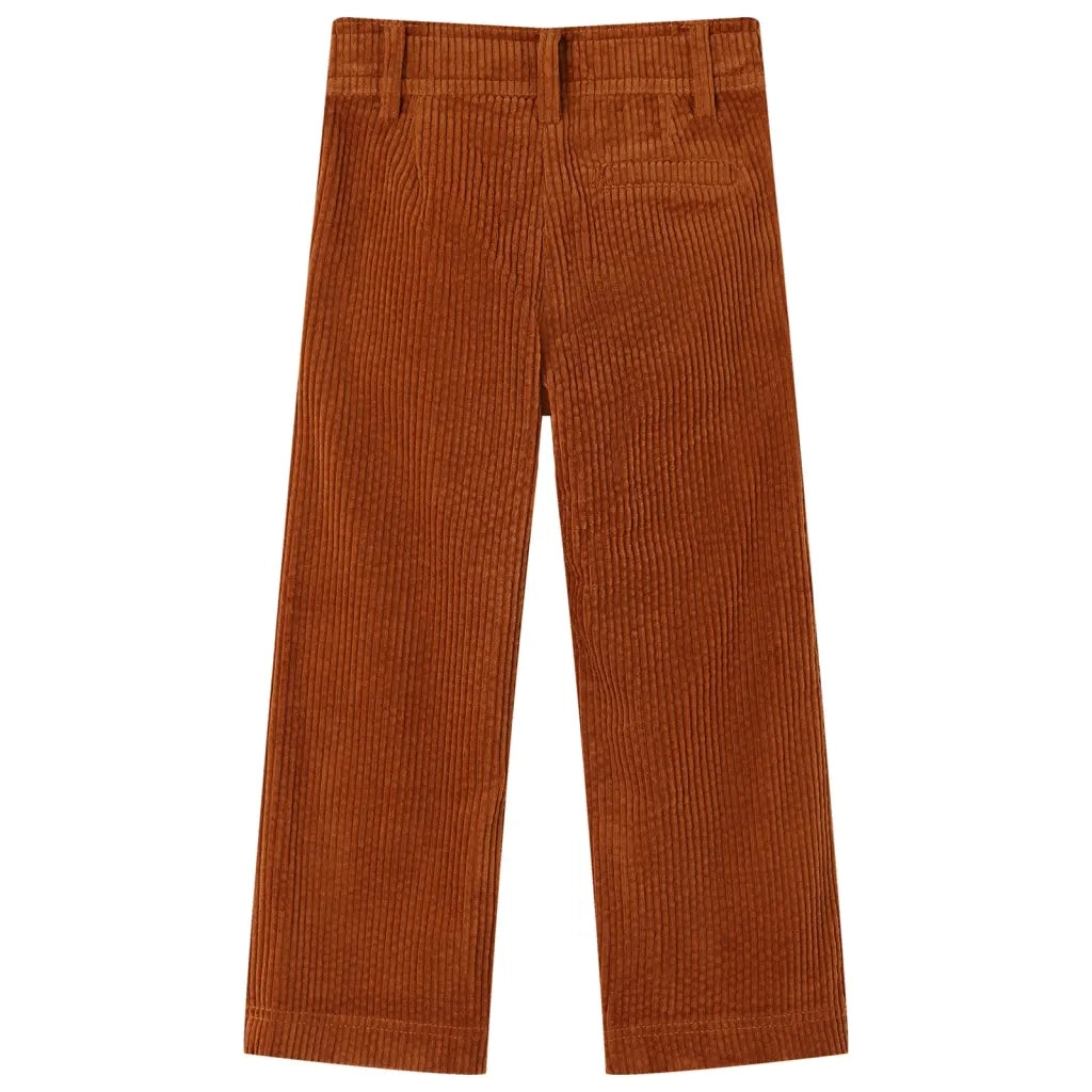 Pantaloni per Bambini in Velluto a Coste Cognac 116 CFW5288429