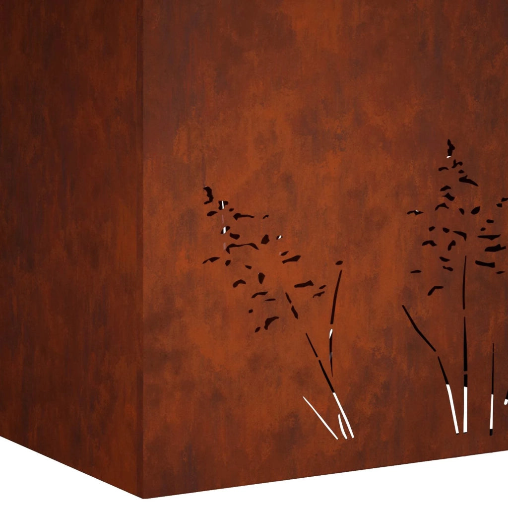 Vaso da giardino Ruggine 50 x 30 x 49 cm Acciaio Corten 8005818