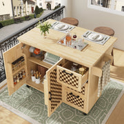Buffet con Ruote e Cassetti ¨C MINIMAL ¨C Legno, 120x45x92 cm