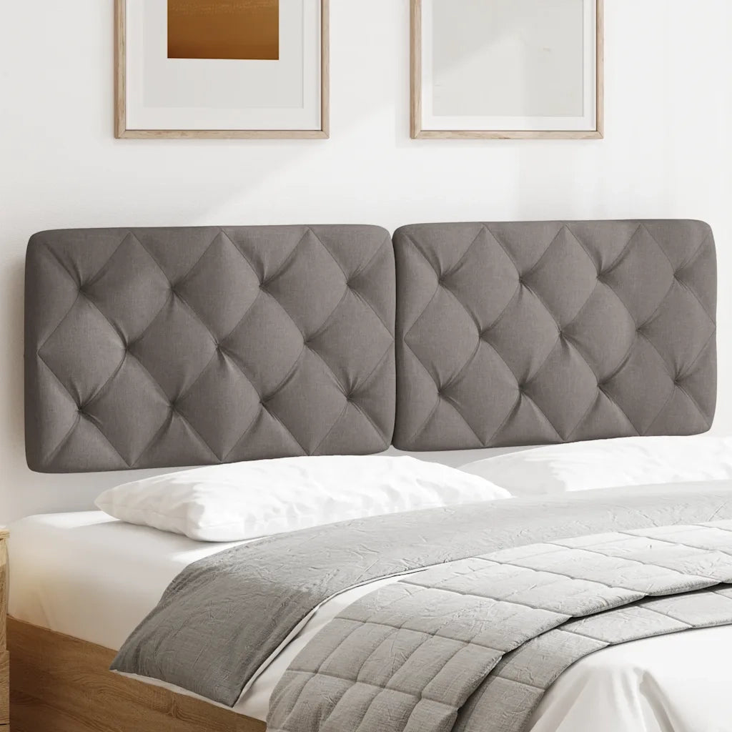 Cuscino Testiera Tortora 160 cm in Tessuto 4019230