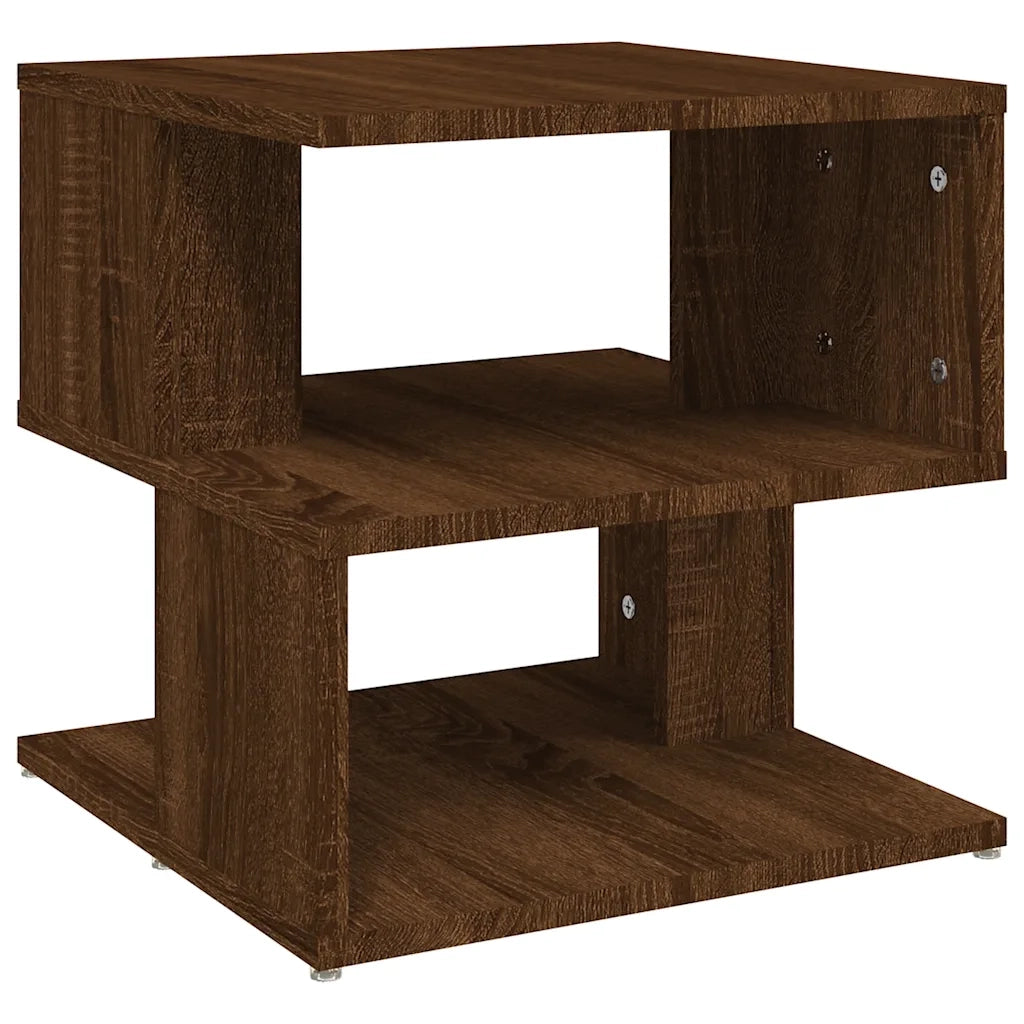 Tavolino da Salotto-Tavolino da soggiorno-Tavolo Rovere Marrone 40x40x40cm Legno Multistrato 104497