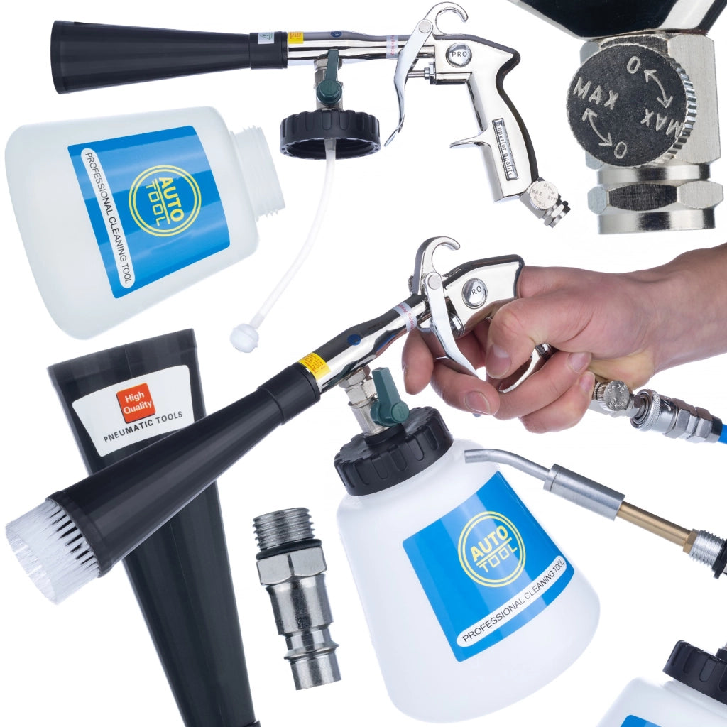 Lancia per Pulizia Tornado T02 II – Serbatoio 1L, Pressione 6-9 Bar | Alluminio, Ergonomica