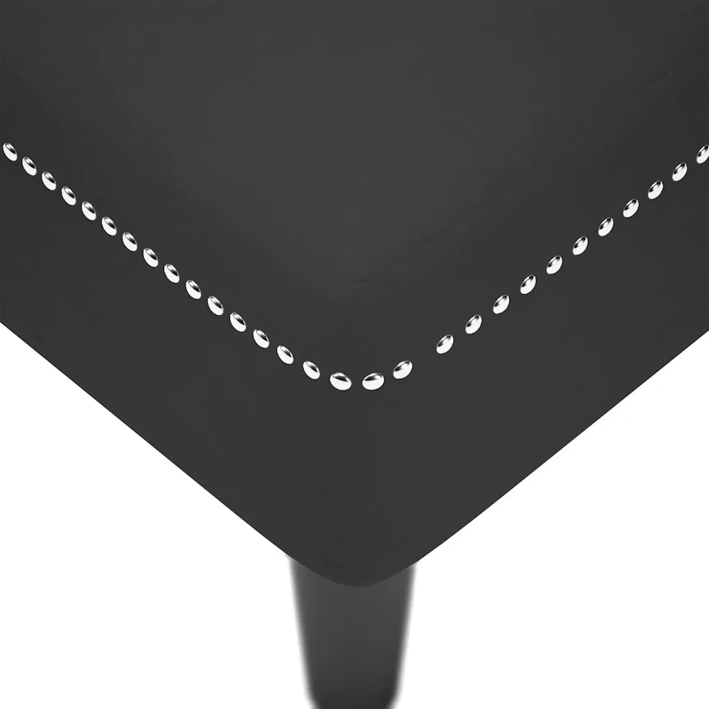 Sdraio con Cuscino e Bracciolo Destro in Velluto Nero CFW4851235