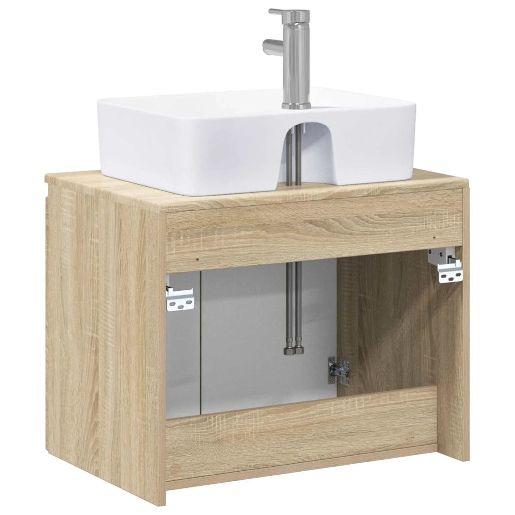 Set di mobili per il bagno Rovere Sonoma Legno ingegnerizzato 3404322