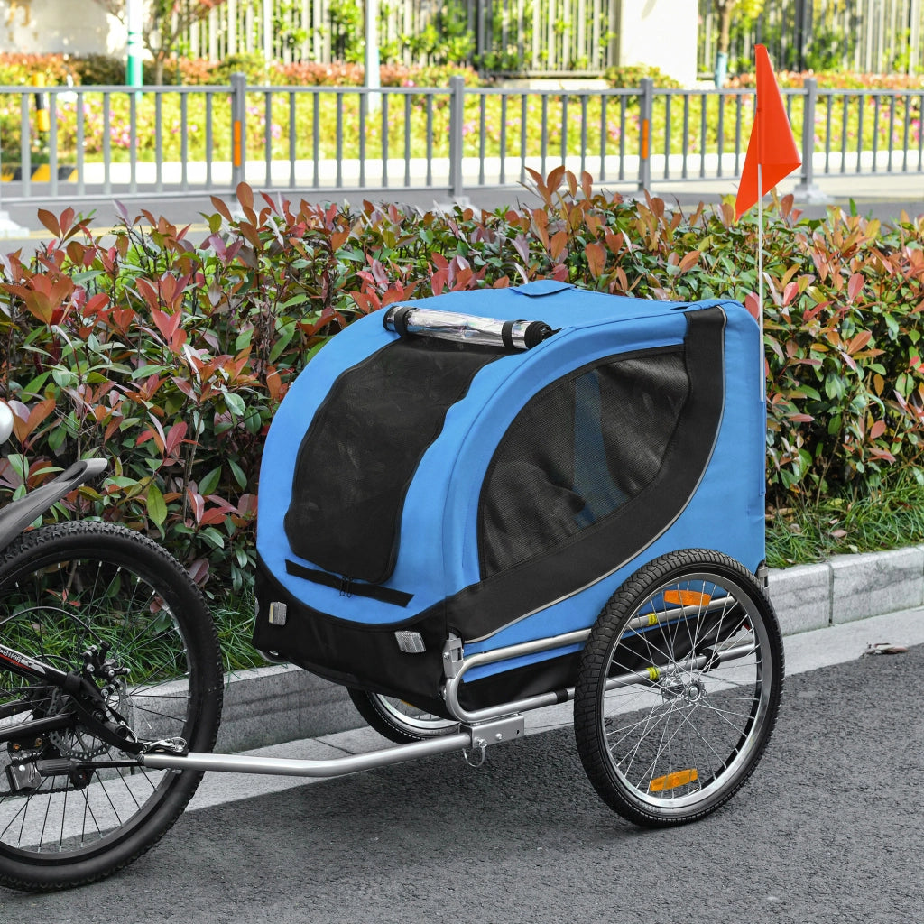 Trasportino per Cani Bici ¨C zephmum ¨C Blu e Nero