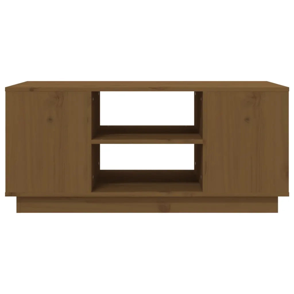 Tavolino da Salotto-Tavolino da soggiorno-Tavolo ambra 90x49x40,5 cm Legno Massello di Pino