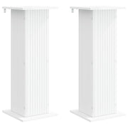 Supporto per piante | Sostegno per piante 2 pz Bianco 30,5 x 30 x 80,5 cm
