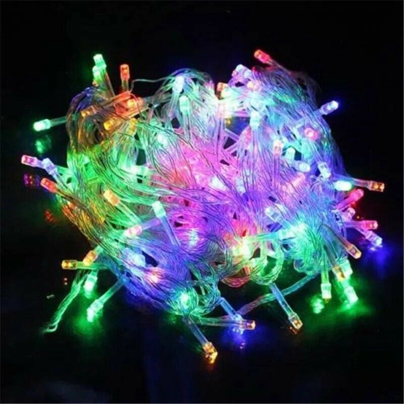 Catena Luminosa da esterno smart bluetooth luci natalizie da 120 led multicolor