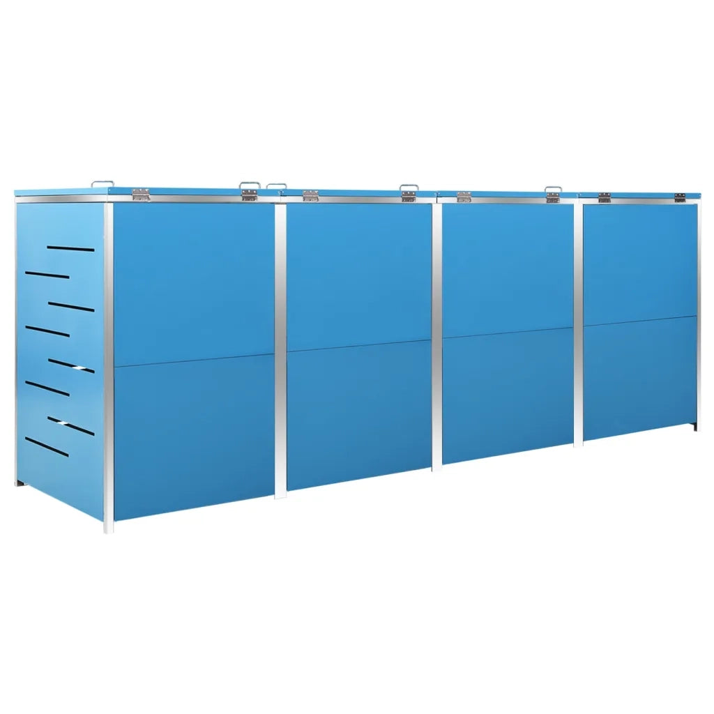 Copribidone per Spazzatura Singolo 69x77,5x112,5cm Acciaio Inox 149569
