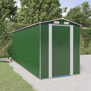 Capanno da Giardino Verde 192x523x223 cm Acciaio Zincato cod mxl 65881