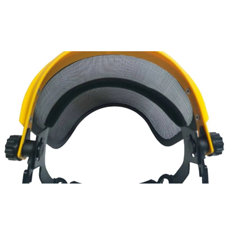 Trade Shop - Visiera Per Decespugliatore Cuffie Regolabile A Rete Protettiva Maschera 435320 -