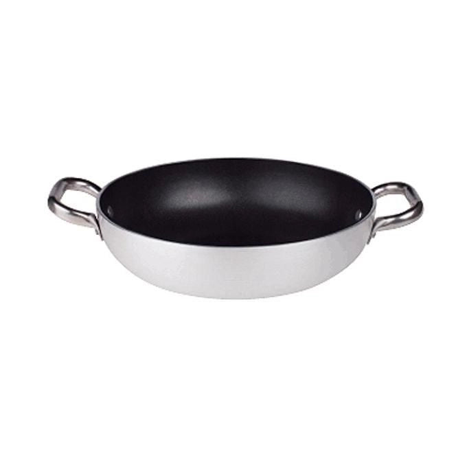 Baldassare Agnelli FAMA10SEL24 Select Family Tegame 2 Manici Alluminio Antiaderente Teflon 24 cm colore Argento