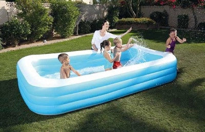 PISCINA RETTANGOLARE GONFIABILE VICO 305X183X56H CM. PISCINE FUORITERRA