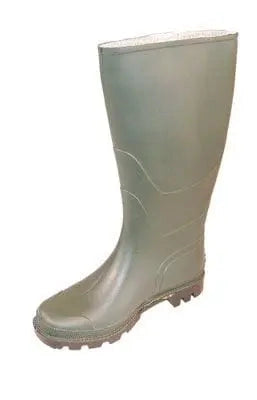 Stivali in pvc ginocchio verde diverse misure Taglia: 41