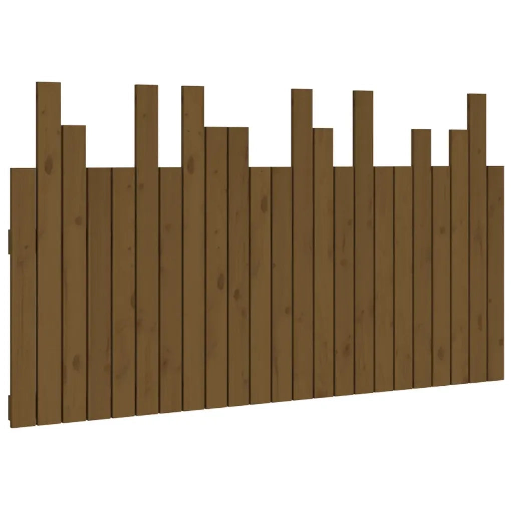 Testiera da Parete Miele 146,5x3x80cm in Legno Massello di Pinocod mxl 129444