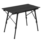 Tavolo pieghevole - Tavolo da campeggio - Tavolo piegabile - Materiale in plastica - Tavolo da campeggio pieghevole - Nero