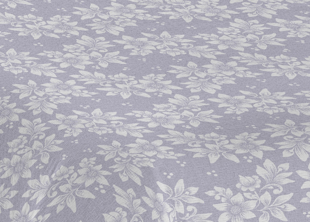 Copriletto Piquet Primavera Estate 100% Cotone Sofia Disegno Olivia - 1 Piazza e Mezza - Grigio