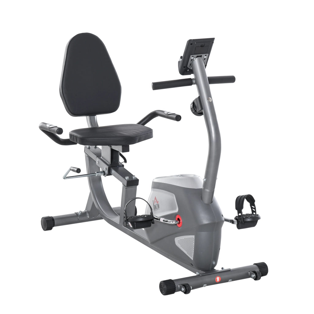 Cyclette reclinata magnetica ¨C Zephmum ¨C Display LCD, 8 livelli di resistenza