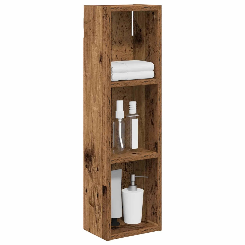 Armadio da Bagno | Mobile da Bagno a muro Legno vecchio 20 x 14 x 70 cm
