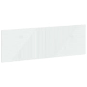 Testiera da Muro HAARLEM Bianco Legno ingegnerizzato 896945