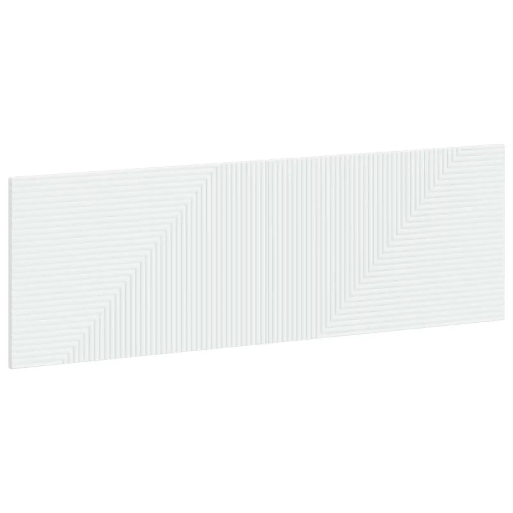 Testiera da Muro HAARLEM Bianco Legno ingegnerizzato 896945