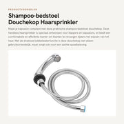Douchekop con Sprinkler - Douchestoile - Lavabo Manuale - Adatto per Negozio di Barbieri - Materiali di Alta Qualità - Pratico e Duraturo - Doccia a Pioggia
