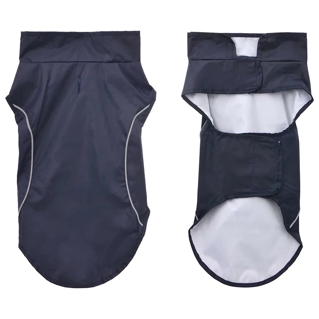 Impermeabile per Cani con Strisce Riflettenti Poliestere M CFW2800233
