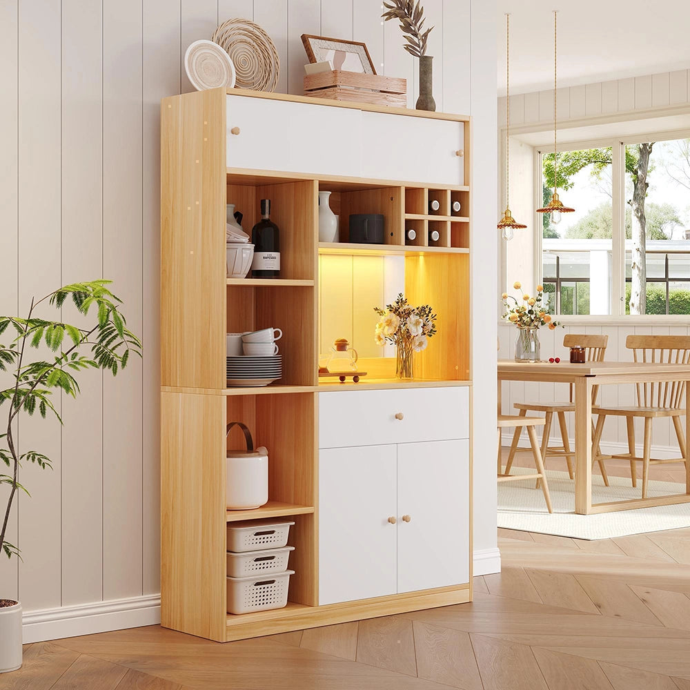 Mobile cucina LED - Xylo - 115x35x180cm 3 ante 1 cassetto