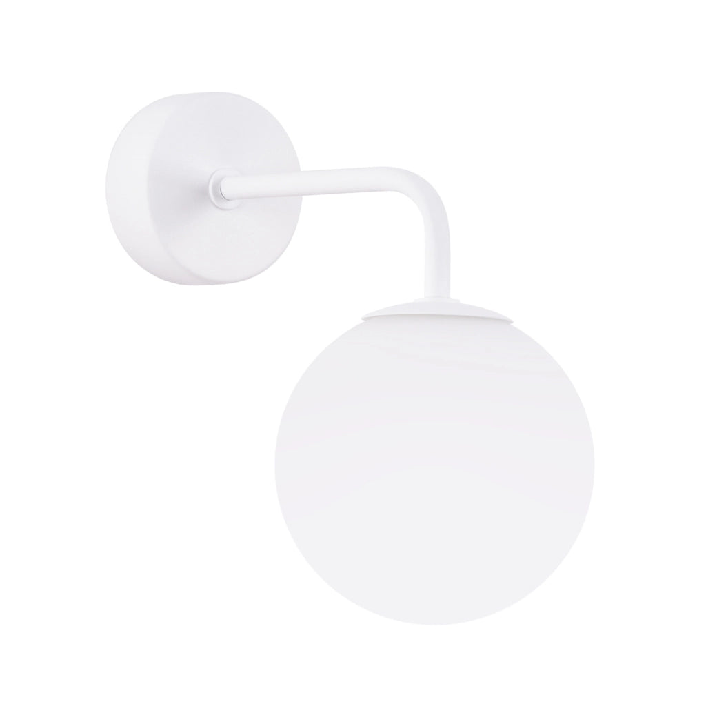 Applique bianca sfera vetro 1xG9 8W Kosmos PureLume