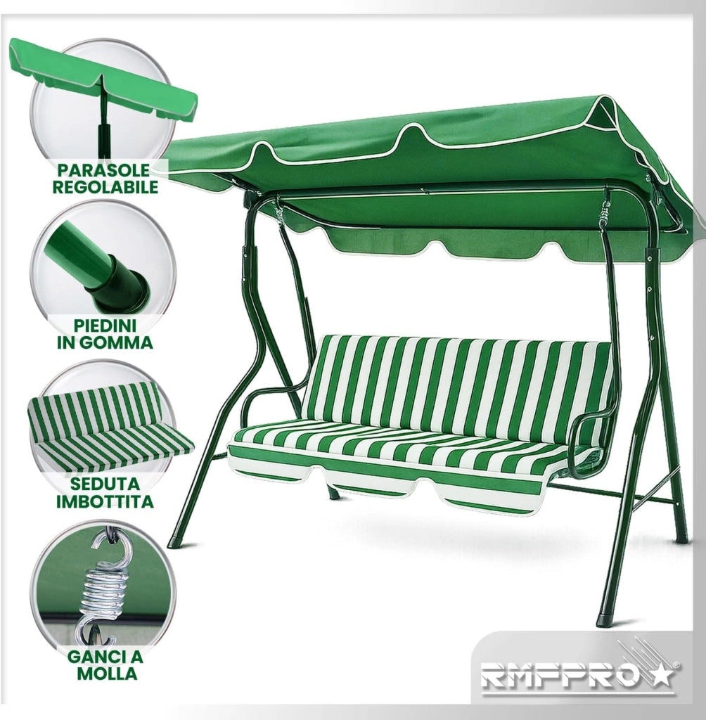 RMF PRO DONDOLO DA GIARDINO VERDE
