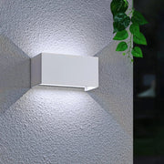 Applique Bianco a LED da Esterno e Interno 24W, Fascio Luminoso Regolabile, 2000 Lumen, IP65 Impermeabile, Lampada da Parete in Alluminio, per Giardino, Balcone, Terrazza Colore della luce: Luce fredda