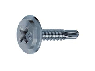VITI AUTOPERFORANTI TESTA PIATTA E LARGA IN ACCIAIO ZINCATO- - ø mm.4,8x32 - 200 pezzi MUSTAD