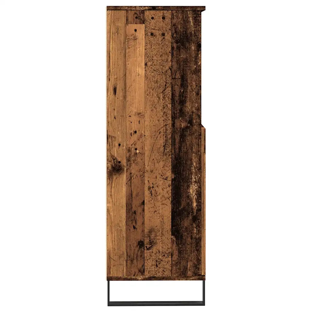 Credenza-Buffet-Armadio da cucina Legno Antico 60x36x110 cm in Legno Multistrato 478232