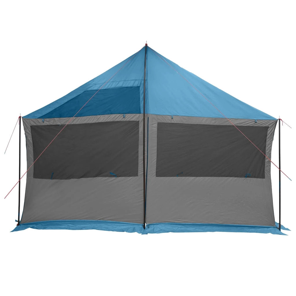 Tenda Familiare Blu 450 x 400 x 265 cm Poliestere e Acciaio 42028600