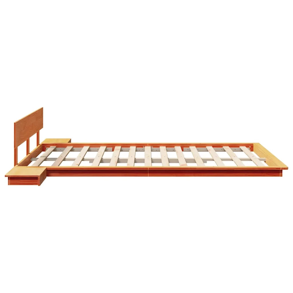 Struttura del letto Marrone 150 x 200 cm legno
