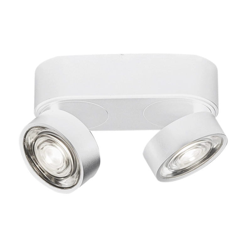 Hole Applique e Plafoniera LED 13W 3000K CRI90 Bianco - Lampada da soffitto e parete in alluminio pressofuso - Rossini Illuminazione