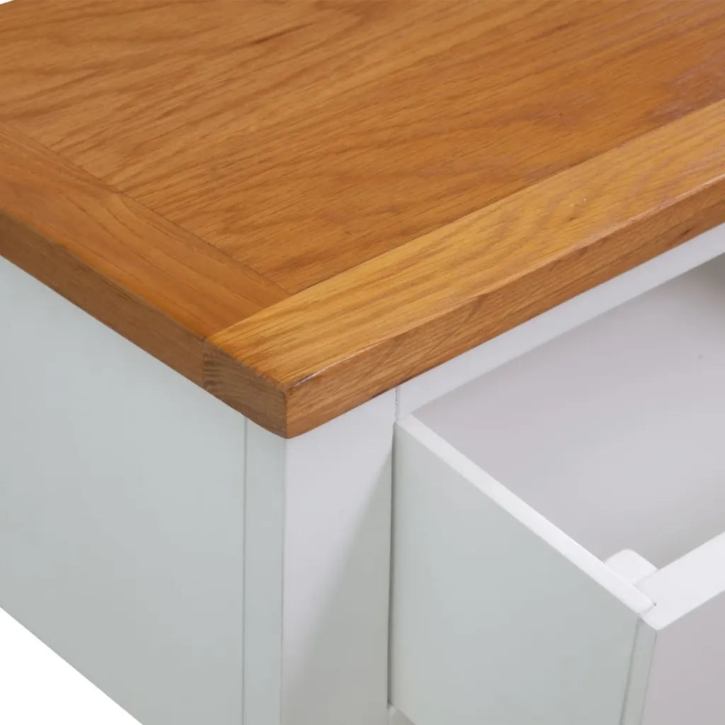 Tavolo Consolle 83x30x73 cm in Massello di Rovere  cod mxl 5525