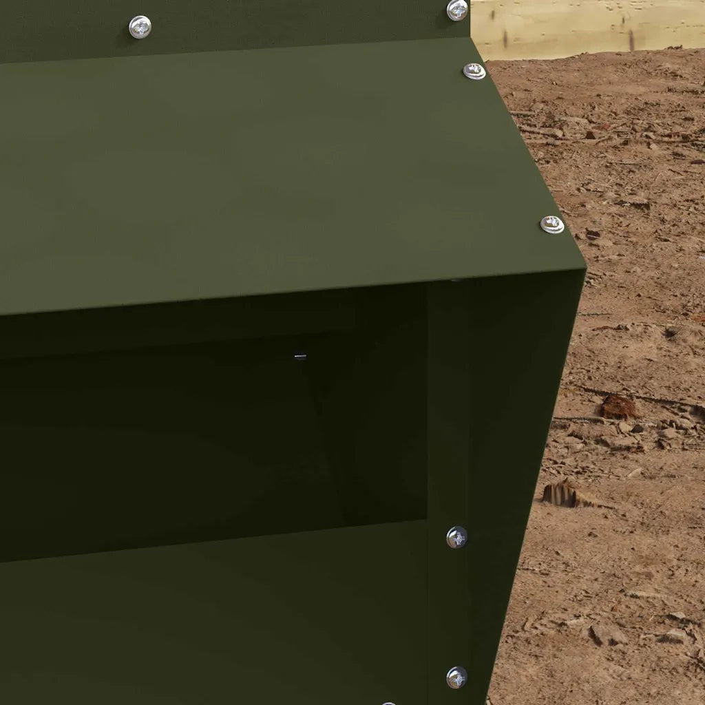 Feeder per pollo Verde oliva 20 x 25 x 35 cm CFW7226534