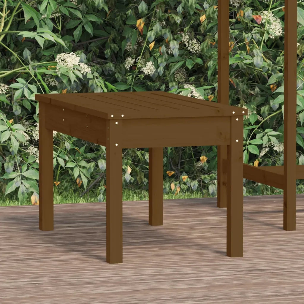 Panca da Giardino Ambra 80x44x45 cm Legno Massello di Pino 824000