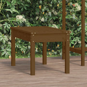Panca da Giardino Ambra 80x44x45 cm Legno Massello di Pino 824000