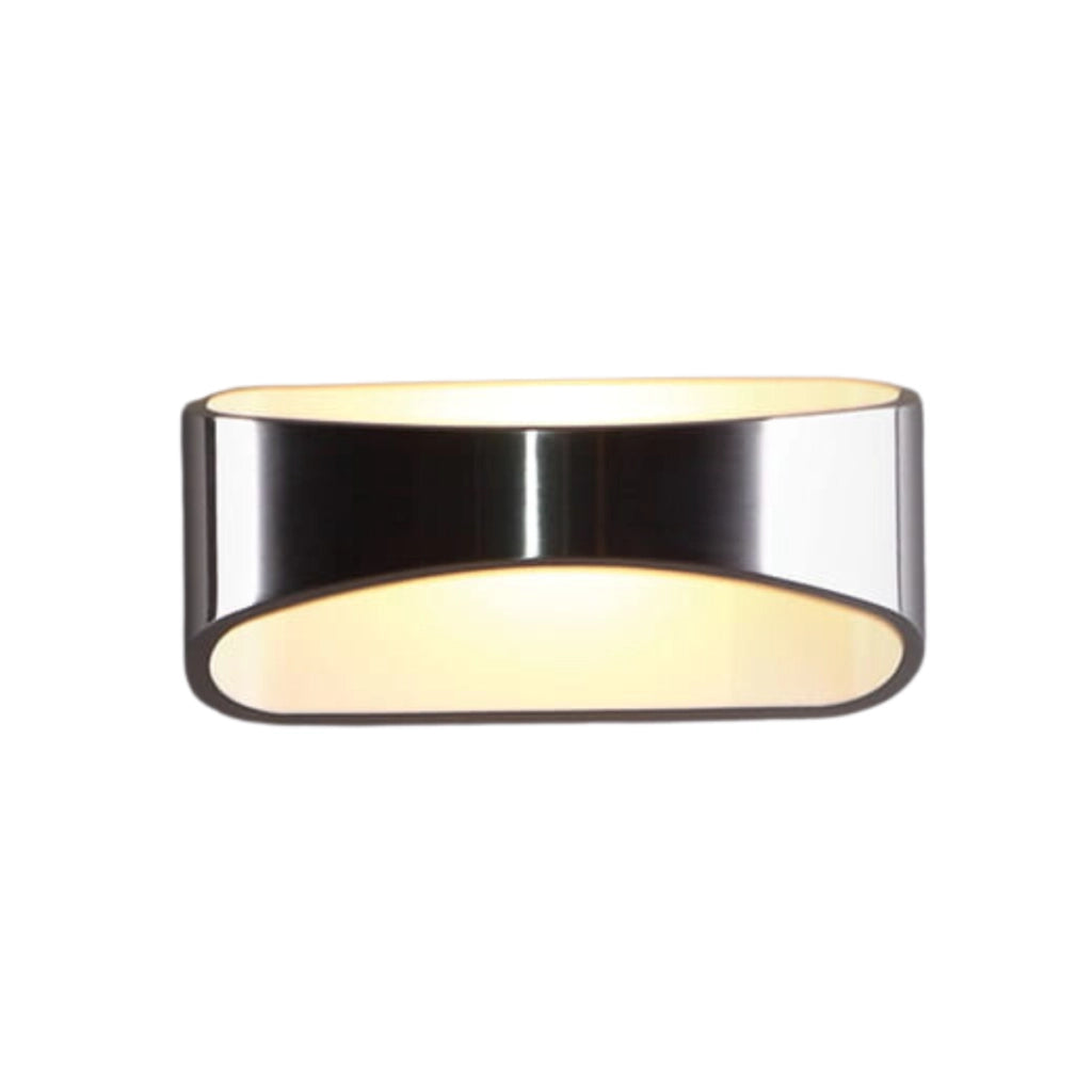 Applique moderna tonda cromata HUGO LED 5W Maxlight